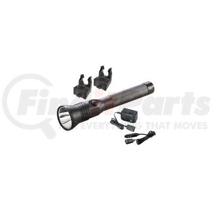 75763 by STREAMLIGHT - Stinger LED HP Flashlight with 120V AC/12V DC Chargers, Black