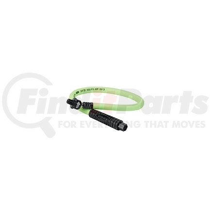 HFZ3802YW2B by LEGACY MFG. CO. - Whip Air Hose - Polymer, 3/8" Inside Diameter, 1/4" Inlet, 2' Length