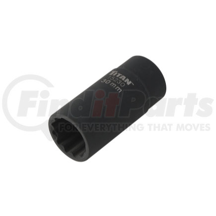 15230 by TITAN - 1/2" Drive 12 Point Axle Nut Socket, 30mm