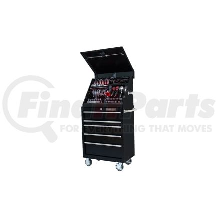 Extreme Tools PWSRC3018TXBK 30" Portable Workstation/5 Drawer Roller Cabinet Combo, Black