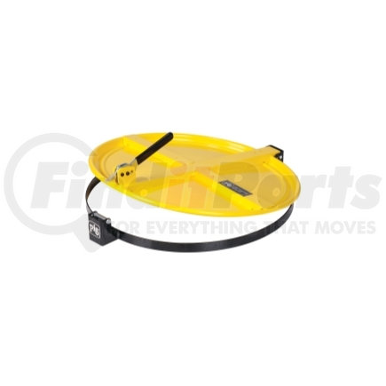 DRM659-YW by NEW PIG CORPORATION - Storage Drum Lid - Latching, Yellow, For 55 gal. Steel Drums, Bolt-Ring