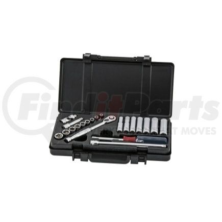 66201 by TITAN - 21 Piece 1/4" Drive Metric Socket Set