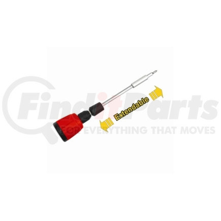 Ampro Tools T19451 Gearless Extendable Stubby Screwdriver, 6 in 1, Extends to 2 3/4, Phillips #00 #0 #1, Slotted 1 1.5