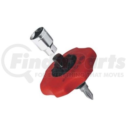 Ampro Tools T19087 Finger Ratchet and Bit Driver, 1/4 Drive