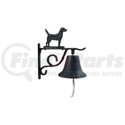 CBELLSET by NEW BUFFALO CORPORATION - Outdoor Country Bell Set, with Fish, Mallard, Deer and Black Lab Figures, Mounts to Wall or Post