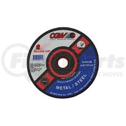 45012 by CGW ABRASIVE - CGW Abrasives 45012 Cut-Off Wheel 6" x 7/8" 60 Grit Type 1 Zirconia Aluminium Oxide