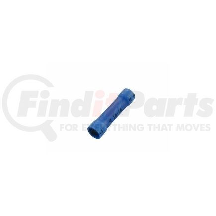 2061C by THE BEST CONNECTION - 16-14 Blue Vinyl Butt Connector 100 Pcs