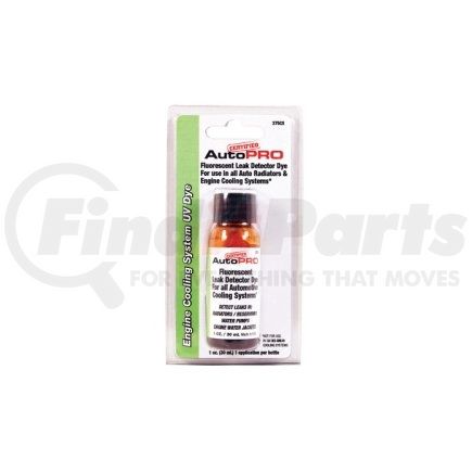 Interdynamics 375CS Radiator and Coolant Dye - 1 ounce Bottle and clamshell