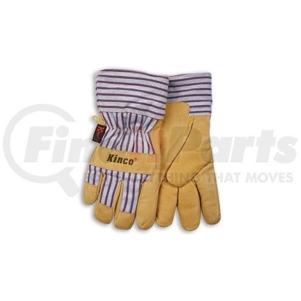 1927XXL by KINCO INTERNATIONAL - Work Gloves, Grain Pigskin Palm, Material Back and Cuff, Heatkeep Insulated Lining, XX Large