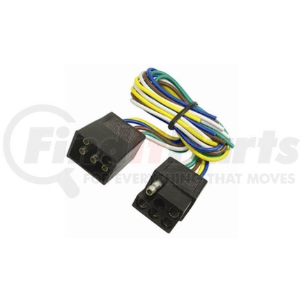 2513F by THE BEST CONNECTION - 5-Way Squared Moist Proof FM/M Trailer Connect 1Pc