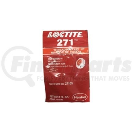 27105 by LOCTITE CORPORATION - Threadlocker 271 Heavy Duty Red