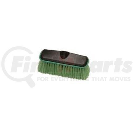 1101 by LAITNER BRUSH PRODUCTS - Wash Brush Head Only, 10" Wide Plastic Block with Threaded Hole, Soft Flagged Polyester Bristles