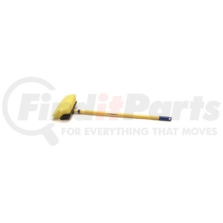 14081 by LAITNER BRUSH PRODUCTS - Wash Brush, Bi-Level 8" Head, Soft Yellow Bristles, with 33" to 60" Telescoping Handle