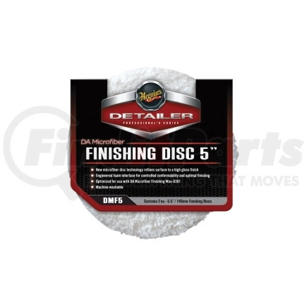 DMF5 by MEGUIAR'S - 5" DA Microfiber Finishing Disc, 2 Pack