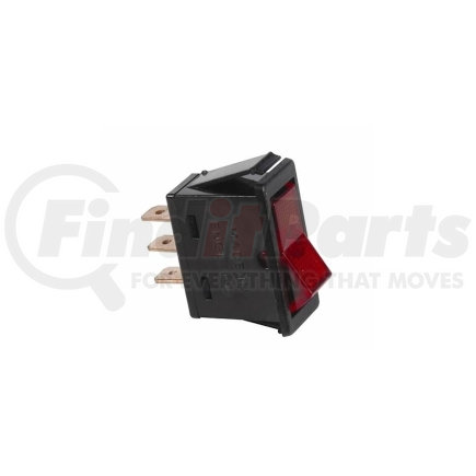 2602J by THE BEST CONNECTION - Red Illuminated Rocker 20A 12V S.P.S.T. 1 Pc