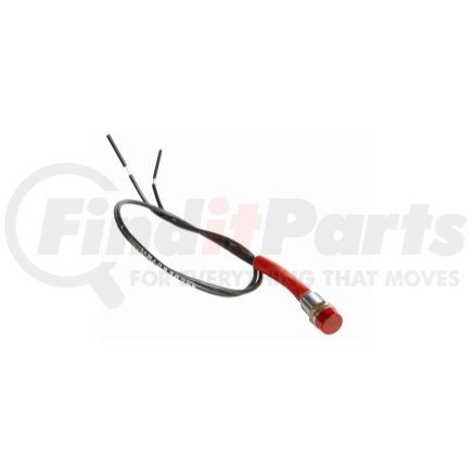 2633F by THE BEST CONNECTION - Red Warning Light w/Leads 16A 12V 1 Pc