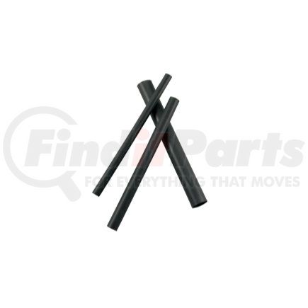 4005H by THE BEST CONNECTION - 1/4" I.D. Black Heat Shrink Tubing (6) 4" Pcs