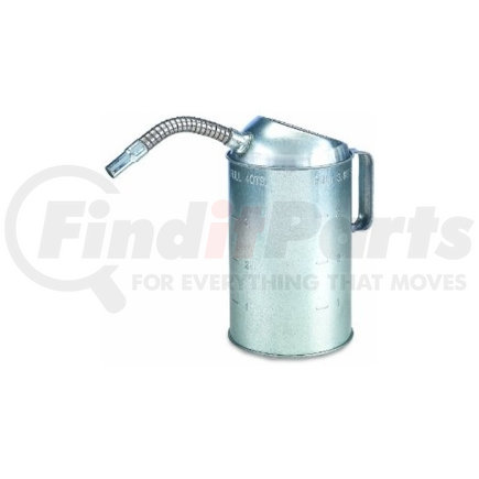 LX-1528 by AIRGAS SAFETY - Oil Measure, 4 Quart, Galvanized, Flexible Spout at Top, Easy Grip Handle