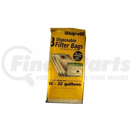 906-63-62 by SHOP-VAC - Filter Bags for 16-25G