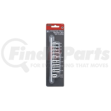 16139 by TITAN - 9pc External Star Socket Set