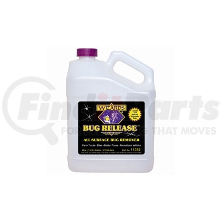 11082 by RJ STAR - Bug Release All Surface Bug Remover, 1 Gallon Bottle, Neutralizes Acidic Bug Proteins