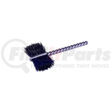 21009 by WEILER - Burrite Type Power Tube Brush, 3/8" Diameter, .005 Wire Size, 2-1/8" Long, Flat Side Action