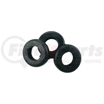 4404-1H by THE BEST CONNECTION - 11 Piece 1/2" Mounting Hole Black Vinyl Grommet
