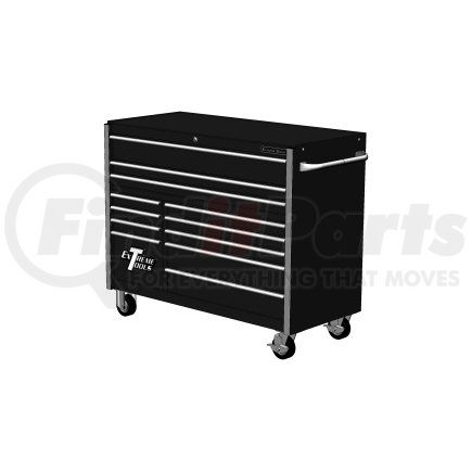 RX552512RCBK by EXTREME TOOLS - Extreme Tools 55" 12-Drawer Roller Cabinet, Black