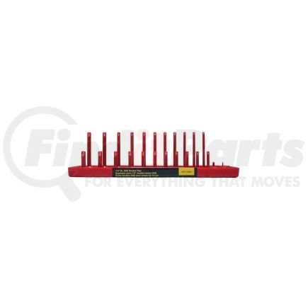 KTI72471 by K-TOOL INTERNATIONAL - 1/4" Drive SAE Socket Holder, Red