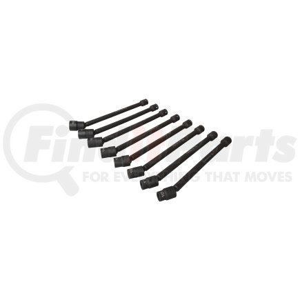 Steelman 97887 8-Piece Metric Impact Swivel Extension Socket Set