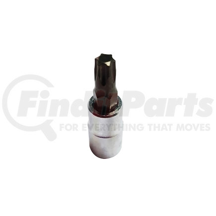 PFS4T8 by VIM TOOLS - VIM Tools T8 Torx Bit, Satin Chrome 1/4 Square Drive Bit Holder