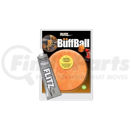 PB101-50 by FLITZ - 5" Large Buff Ball with Free Flitz Polish 1.76