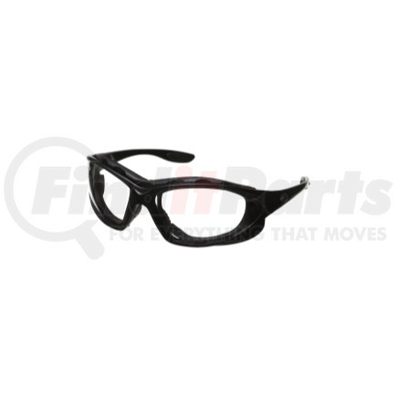 S0600 by UVEX - Safety Glasses Seismic® Black Frame with Clear Hardcoat Lens and Headband