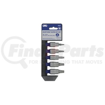 5933 by OTC TOOLS & EQUIPMENT - 5 PIECE MORTORQ® BIT SOCKETS