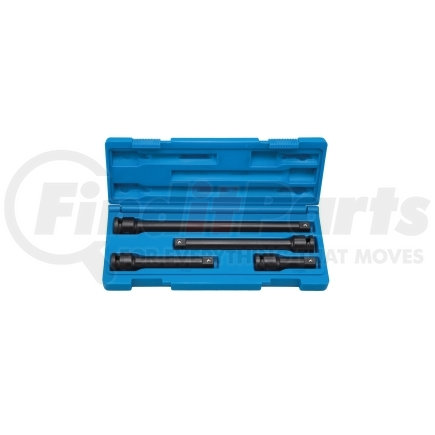 GRE2204E by GREY PNEUMATIC - 1/2" Drive 4 Piece Impact Extension Set