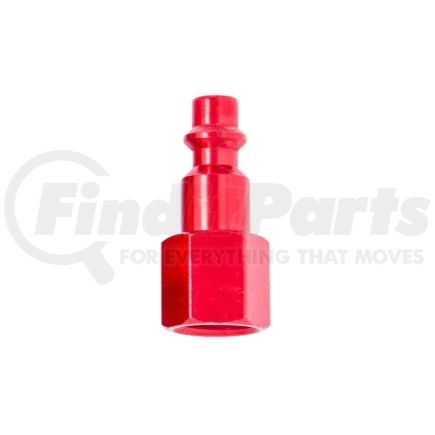 12-234R by PLEWS - 1/4" Red Plug Female