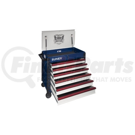 Sunex Tools 8057XTUSA1 Premium Full Service Cart - USA