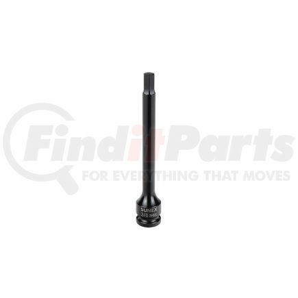 26483L by SUNEX TOOLS - 1/2" Dr. 3/8" Hex Impact Socket 6in.