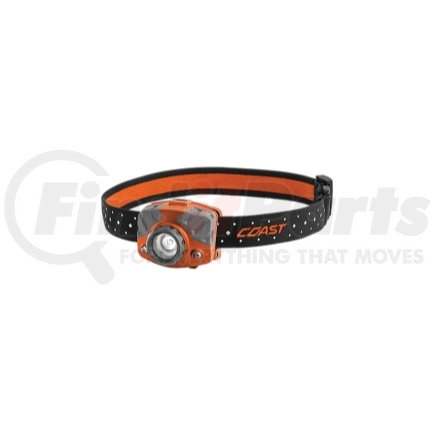 20620 by COAST - FL75R Rechargeable Pure Beam Focusing Headlamp, Orange