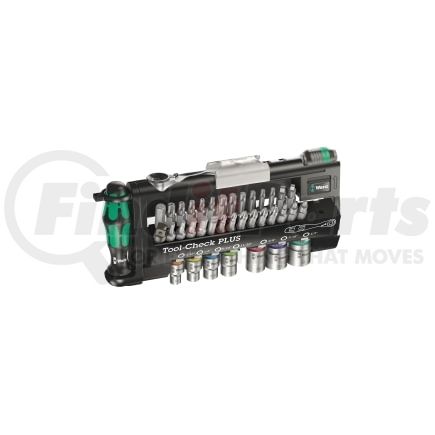 5056491001 by WERA TOOLS LLC - Tool-Check Plus Imperial Bits Assortment with Ratchet & Sockets