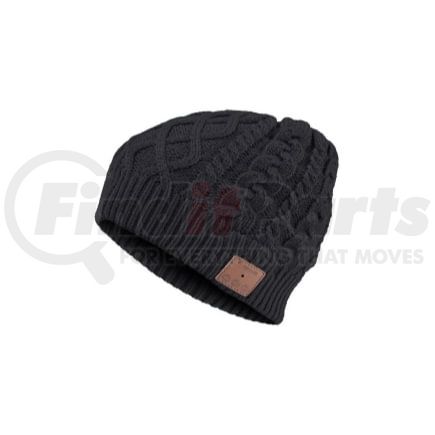 VG002-BK by MOUNTAIN - Bluetooth Cable Knit Beanie - Black