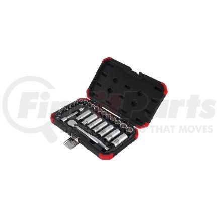 Sunex Tools 3830 30 Piece 1/4", 3/8" Drive Chrome Socket Set