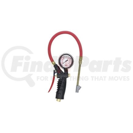 S-577A by MILTON INDUSTRIES - Analog Inflator Gauge with Straight Foot Head Chuck