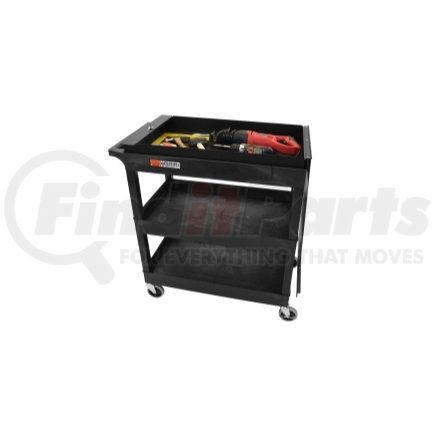 EC111-B-TOOLBOX by LUXOR - 32 x 18 Tub Cart - Two Shelves with Toolbox