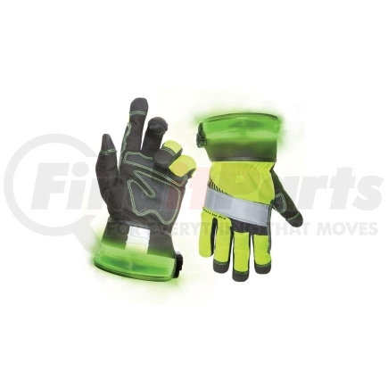 L146L by CUSTOM LEATHERCRAFT - Safety Pro Lighted Glove, L