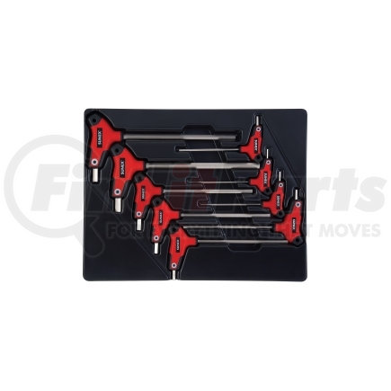 9859 by SUNEX TOOLS - 9 Pc. T Handle, Hex, SAE Hex Key Set