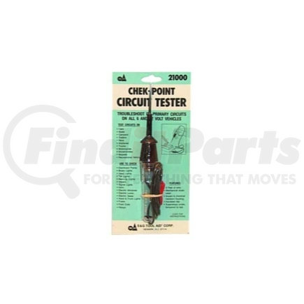 21000 by SG TOOL AID - "Check Point" Circuit Tester