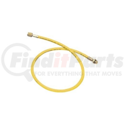 84962 by MASTERCOOL - 96" Yellow R134a hose w/ shu