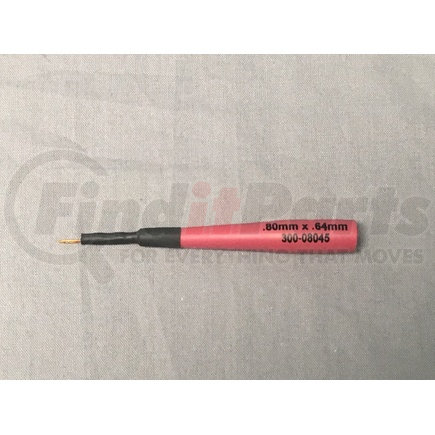 300-08045 by NUDI - Diagnostic Test Probe - 0.80 mm. x 0.64 mm, Male, 4 Flex, for 6.0L Diesel