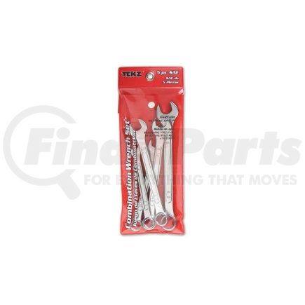 17384 by TITAN - 5pc SAE Comb Wrench Set